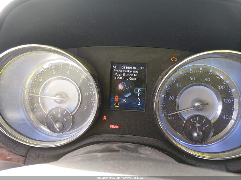 CHRYSLER 300 2012 VIN 2C3CCACG6CH308166