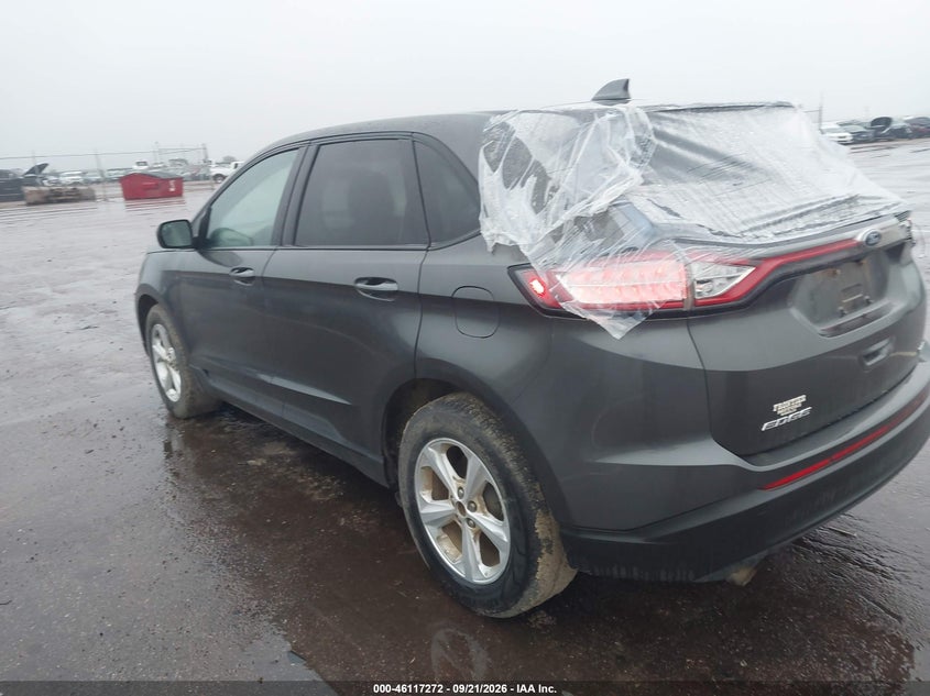 Vin: 2fmtk4g97fbc03716, lot: 46616992, ford edge se 20153