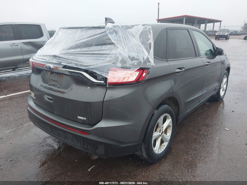 Vin: 2fmtk4g97fbc03716, lot: 46616992, ford edge se 20154