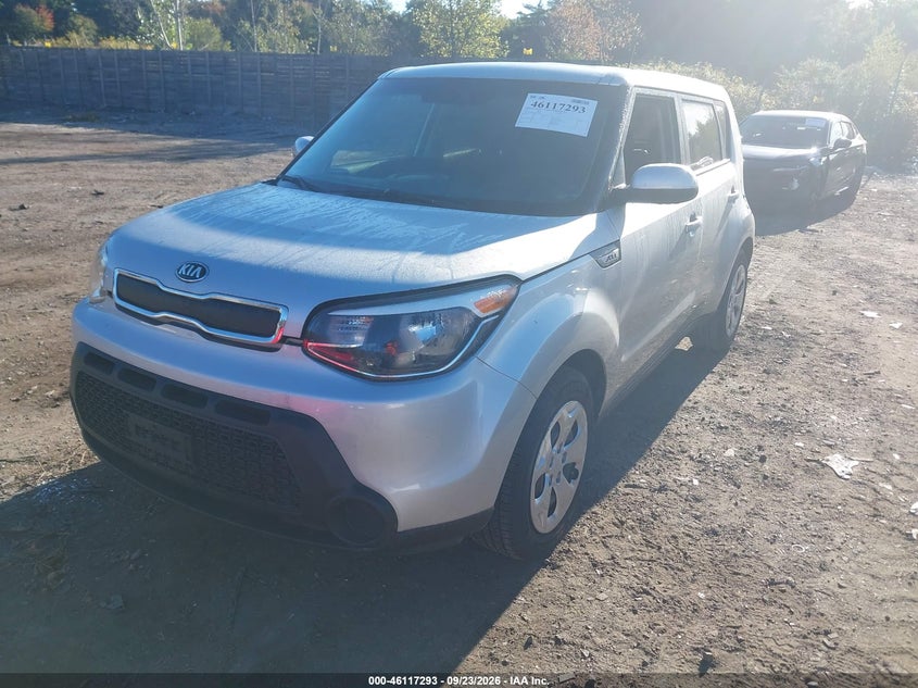 Vin: kndjn2a21f7817222, lot: 46617013, kia soul 20152