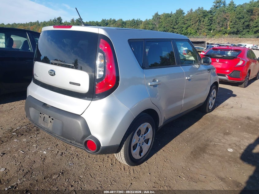Vin: kndjn2a21f7817222, lot: 46617013, kia soul 20154