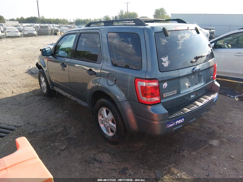 Vin: 1fmcu9dg1ckc01603, lot: 46617052, ford escape xlt 20123