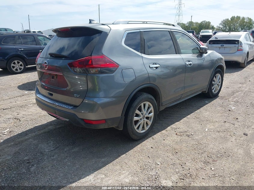 Vin: 5n1at2mtxjc701961, lot: 46617053, nissan rogue sv 20184