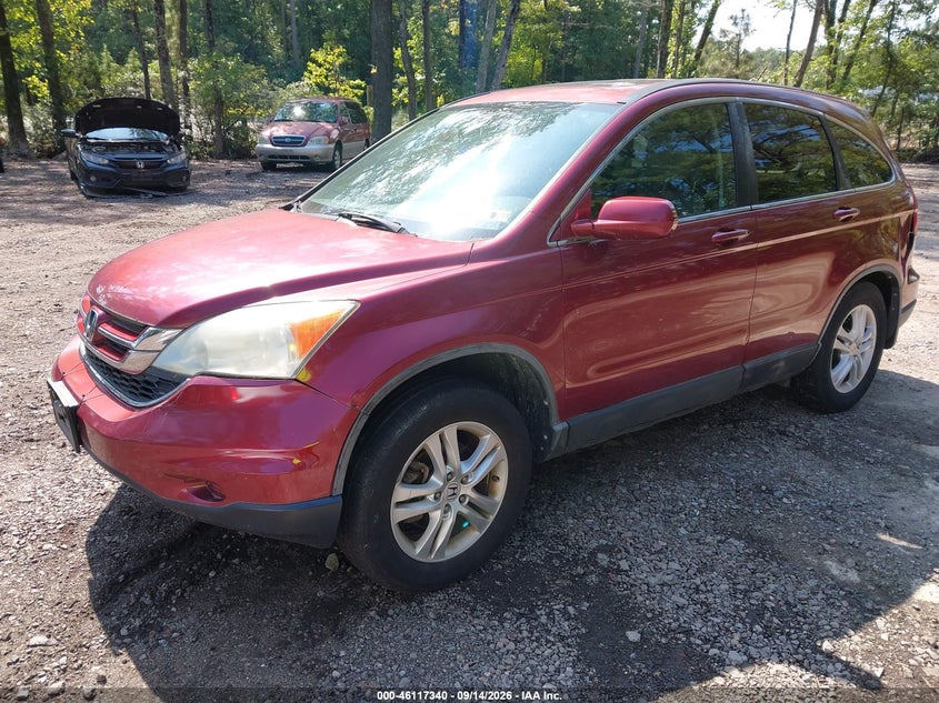 Vin: 5j6re4h73al011764, lot: 46617060, honda cr-v ex-l 20102