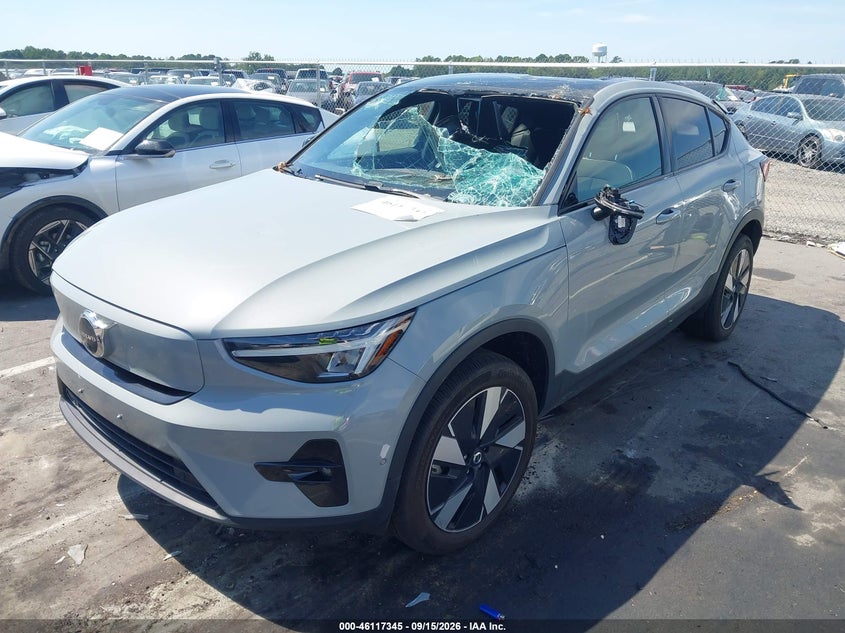 Vin: yv4er3gl7r2094549, lot: 46617065, volvo c40 recharge pure electric twin plus 20242