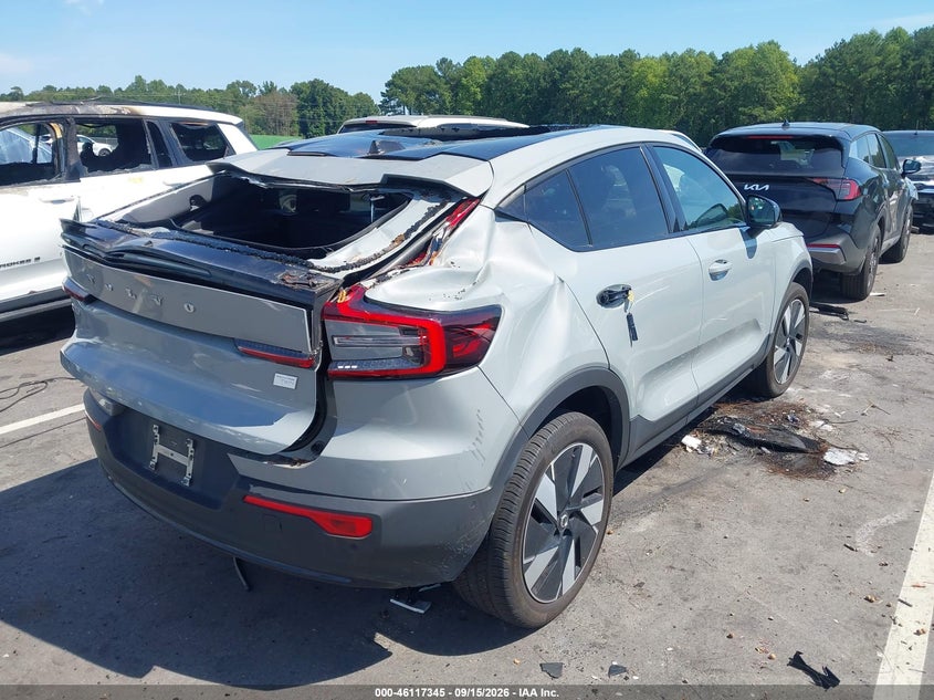 Vin: yv4er3gl7r2094549, lot: 46617065, volvo c40 recharge pure electric twin plus 20244