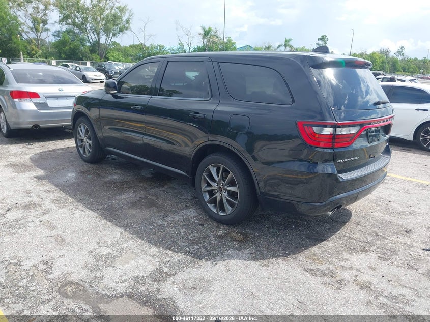 Vin: 1c4rdhdg3hc724311, lot: 46617072, dodge durango gt rwd 20173