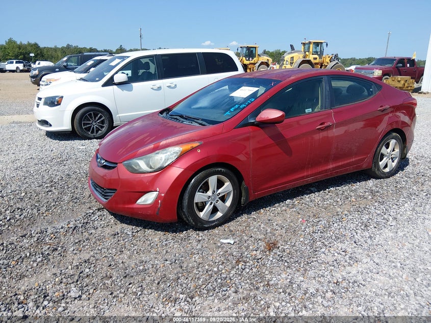Vin: kmhdh4ae3du592239, lot: 46617079, hyundai elantra gls 20132