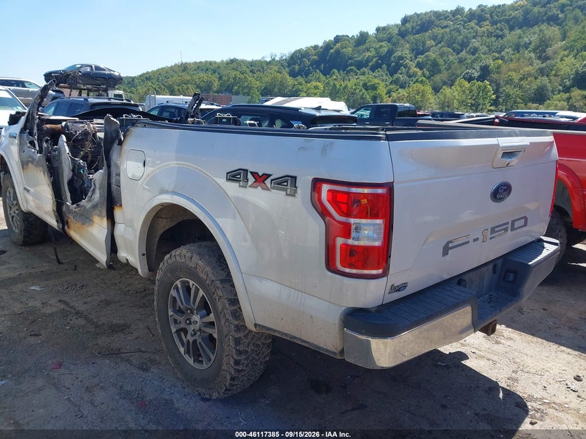 Vin: 1ftfw1e17kfc54689, lot: 46617105, ford f-150 lariat 20193