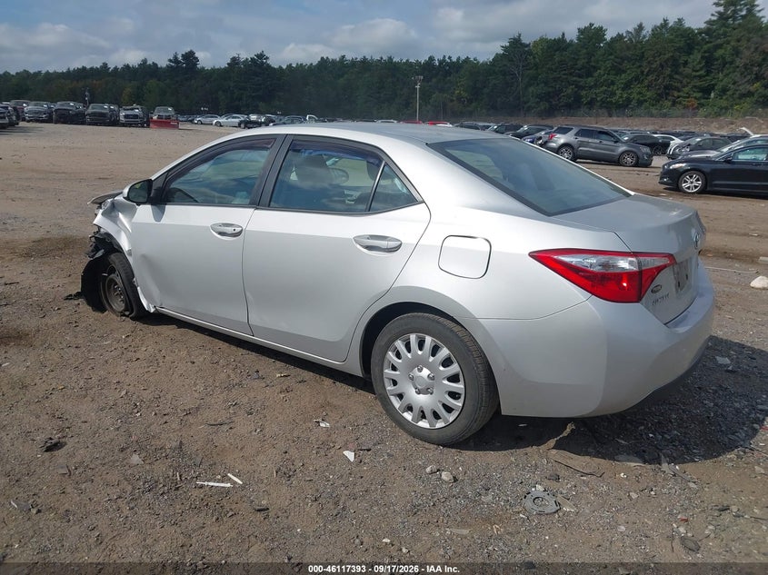 Vin: 2t1burhe2gc625887, lot: 46617113, toyota corolla le 20163