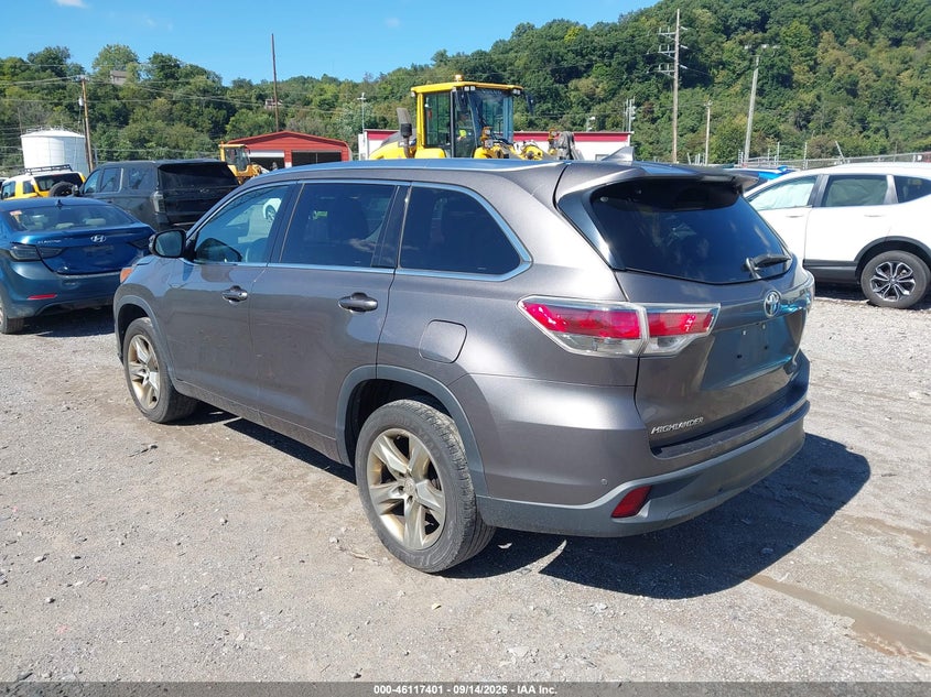 2014 TOYOTA HIGHLANDER auction photo 3