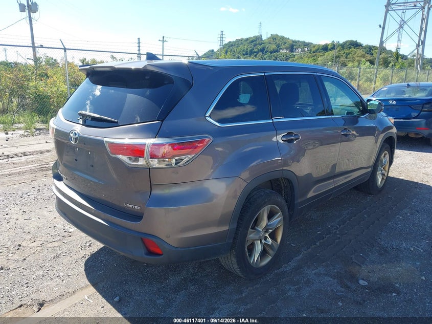 2014 TOYOTA HIGHLANDER auction photo 4