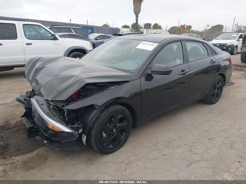 Vin: kmhlm4dj4tu205888, lot: 46617130, hyundai elantra hybrid sel sport 20262