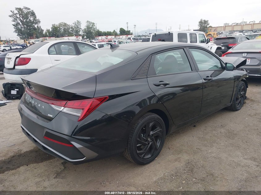 Vin: kmhlm4dj4tu205888, lot: 46617130, hyundai elantra hybrid sel sport 20264