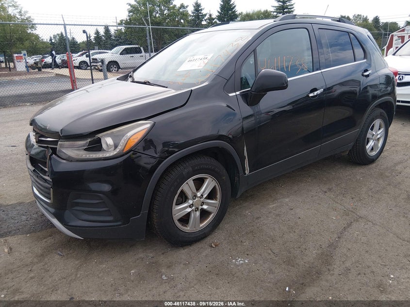 Vin: 3gncjlsb0hl281538, lot: 46617158, chevrolet trax lt 20172