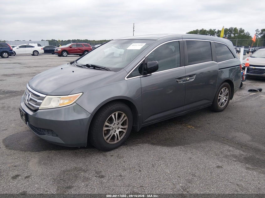 Vin: 5fnrl5h60bb092753, lot: 46617170, honda odyssey ex-l 20112
