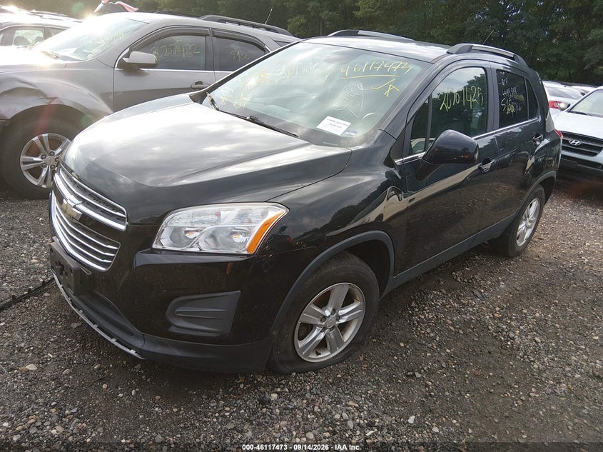 Vin: kl7cjrsb8fb246009, lot: 46617193, chevrolet trax lt 20152