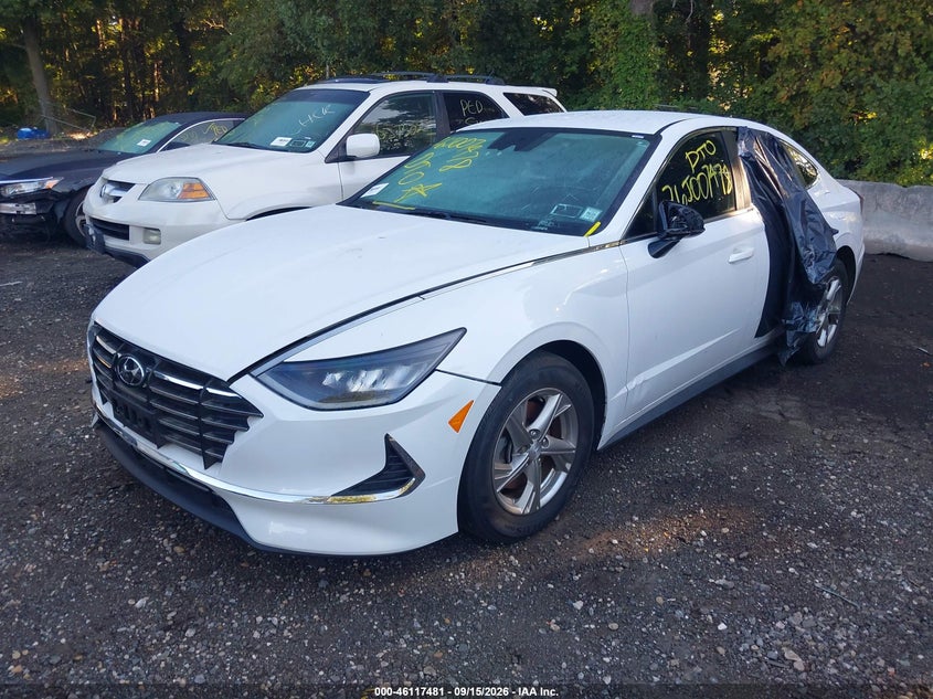 Vin: 5npeg4ja8nh135821, lot: 46617201, hyundai sonata se 20222