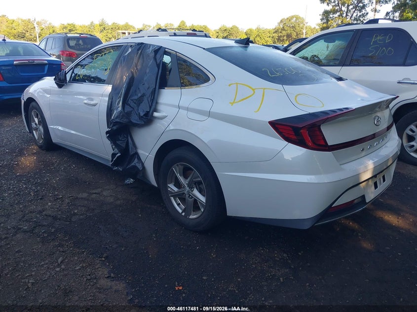 Vin: 5npeg4ja8nh135821, lot: 46617201, hyundai sonata se 20223