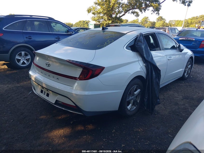 Vin: 5npeg4ja8nh135821, lot: 46617201, hyundai sonata se 20224