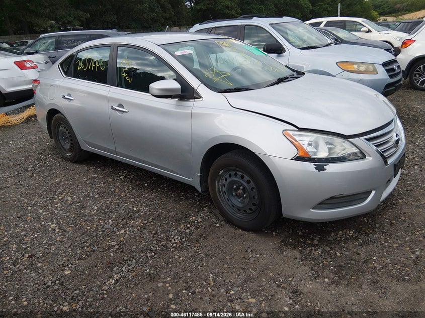 Vin: 3n1ab7ap9ey274445, lot: 46617205, nissan sentra sv 2014 img_1