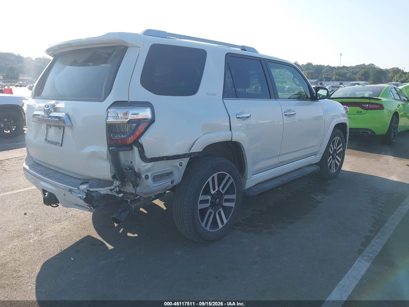 Vin: jteku5jrxp6164740, lot: 46617232, toyota 4runner limited 20234