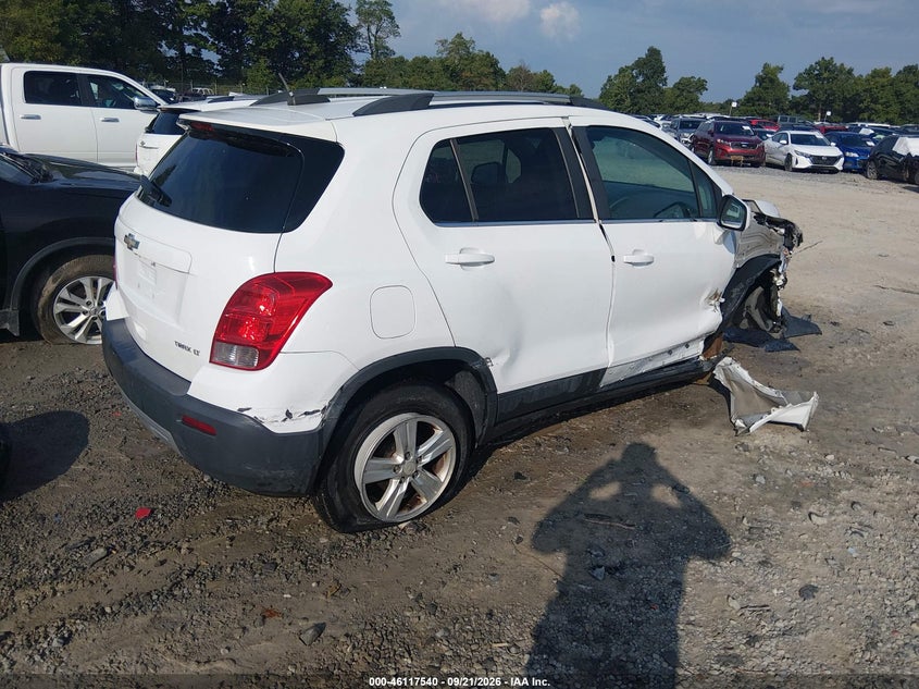 Vin: 3gncjlsbxgl149384, lot: 46617260, chevrolet trax lt 20164