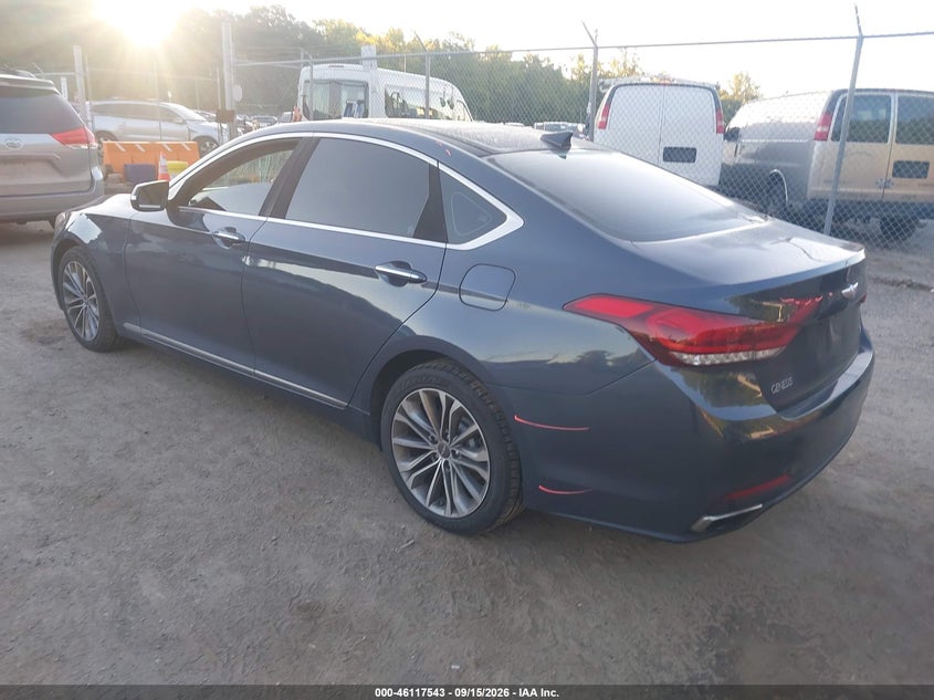 Vin: kmhgn4je1fu026024, lot: 46617263, hyundai genesis 3.8 20153