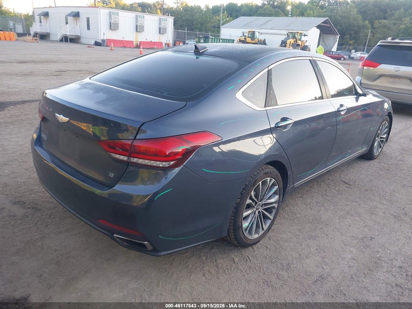 Vin: kmhgn4je1fu026024, lot: 46617263, hyundai genesis 3.8 20154