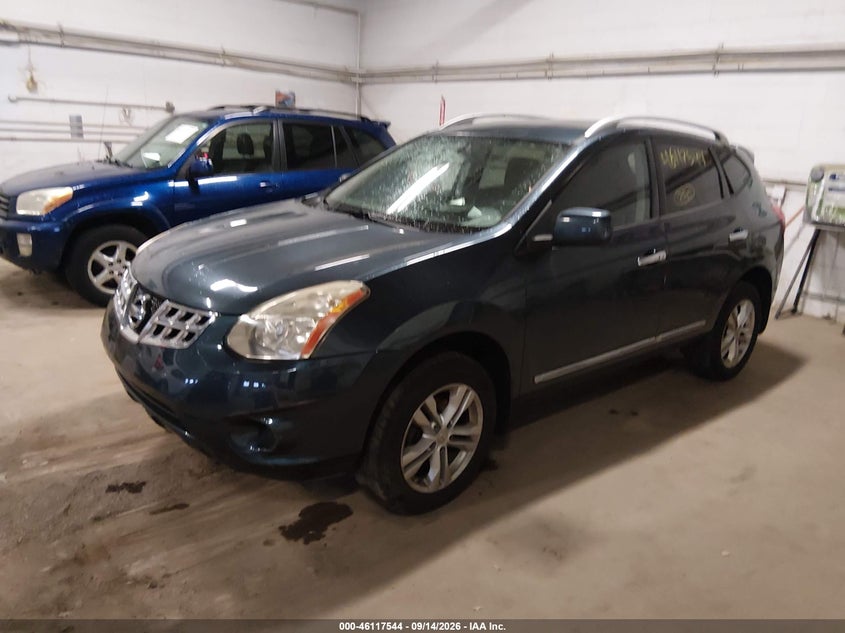 Vin: jn8as5mv2dw621667, lot: 46617264, nissan rogue sv 20132