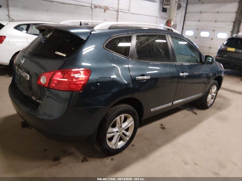 Vin: jn8as5mv2dw621667, lot: 46617264, nissan rogue sv 20134