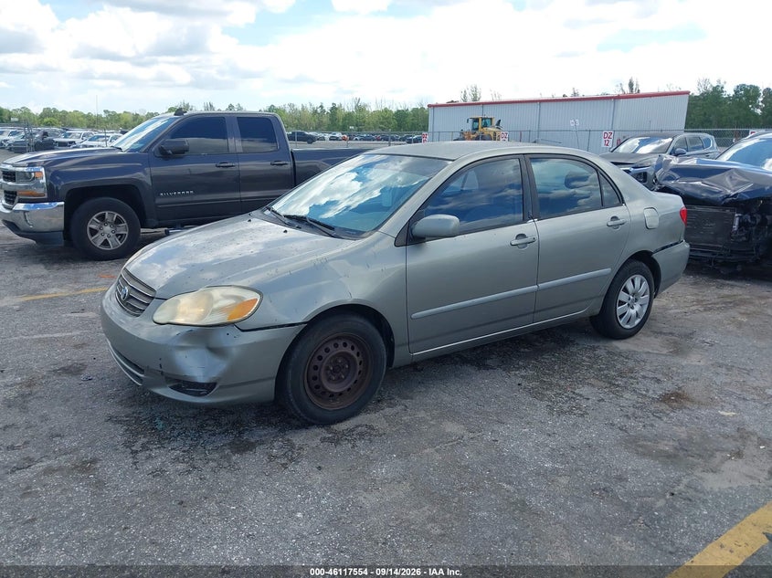 TOYOTA COROLLA 2004 VIN JTDBR32E842033007