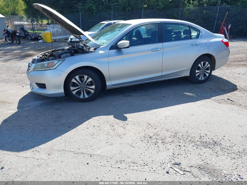 Vin: 1hgcr2f32da065546, lot: 46617278, honda accord lx 20132