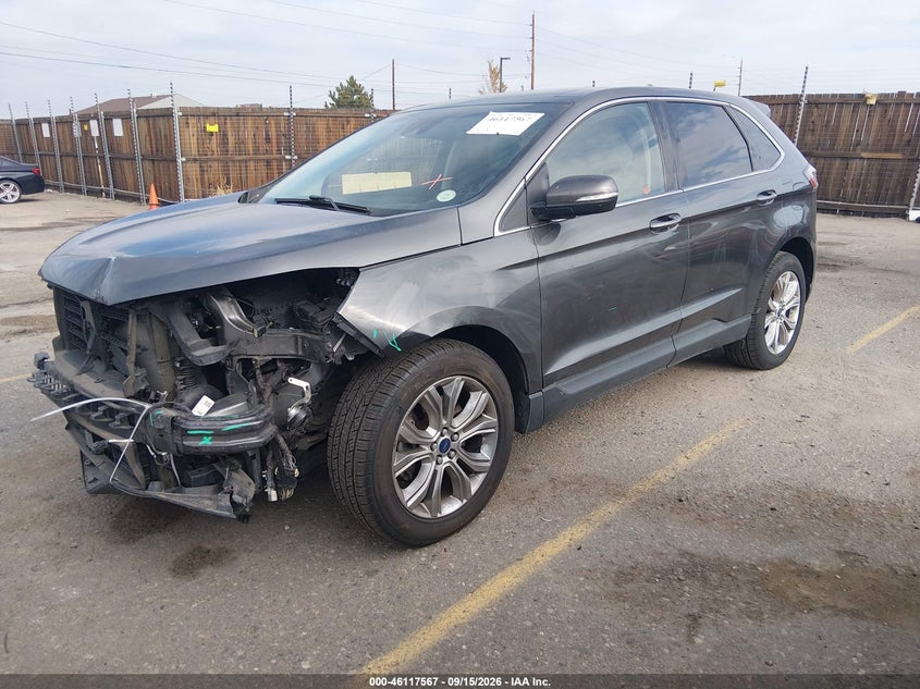 Vin: 2fmpk4k96lba54736, lot: 46617287, ford edge titanium 20202
