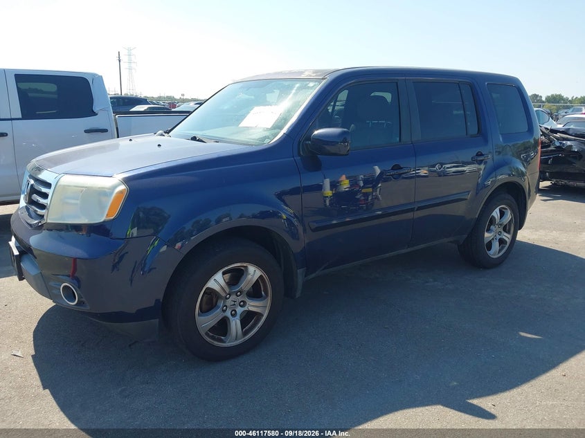 Vin: 5fnyf3h53db029468, lot: 46617300, honda pilot ex-l 20132