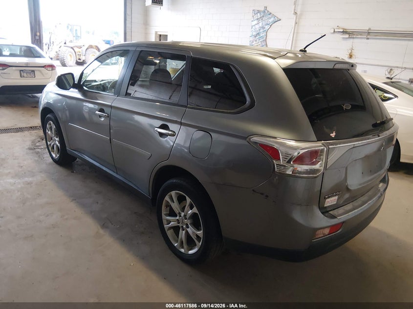 Vin: ja4az3a30ez017950, lot: 46617306, mitsubishi outlander se 20143