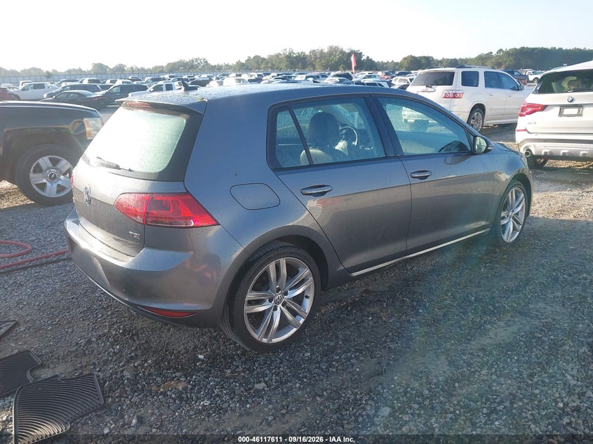 Vin: 3vw217au0fm006660, lot: 46617331, volkswagen golf tsi sel 4-door 20154