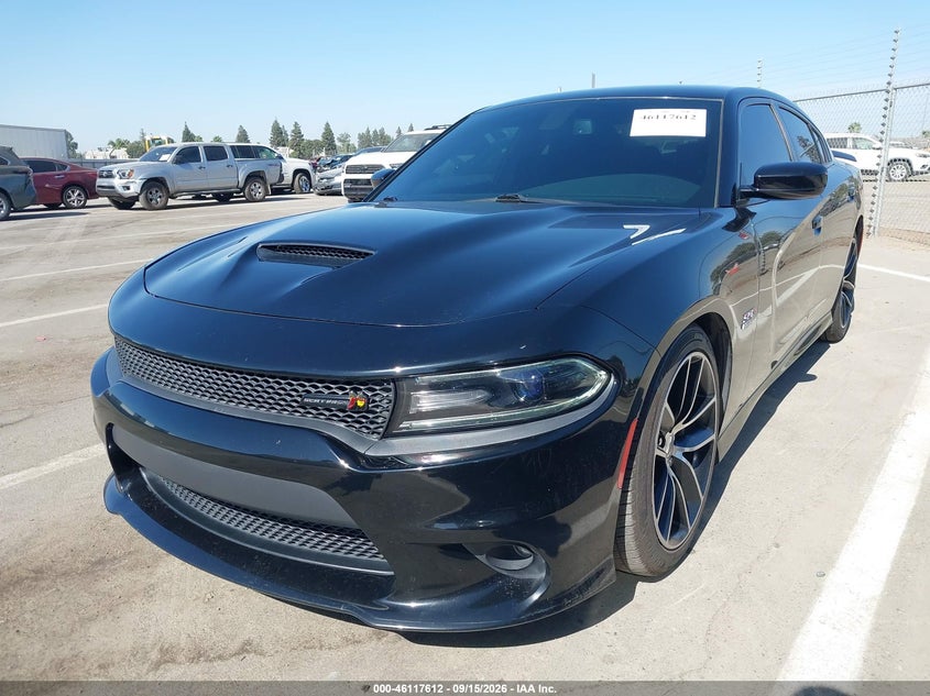 Vin: 2c3cdxgj4jh113184, lot: 46617332, dodge charger r/t scat pack rwd 20182