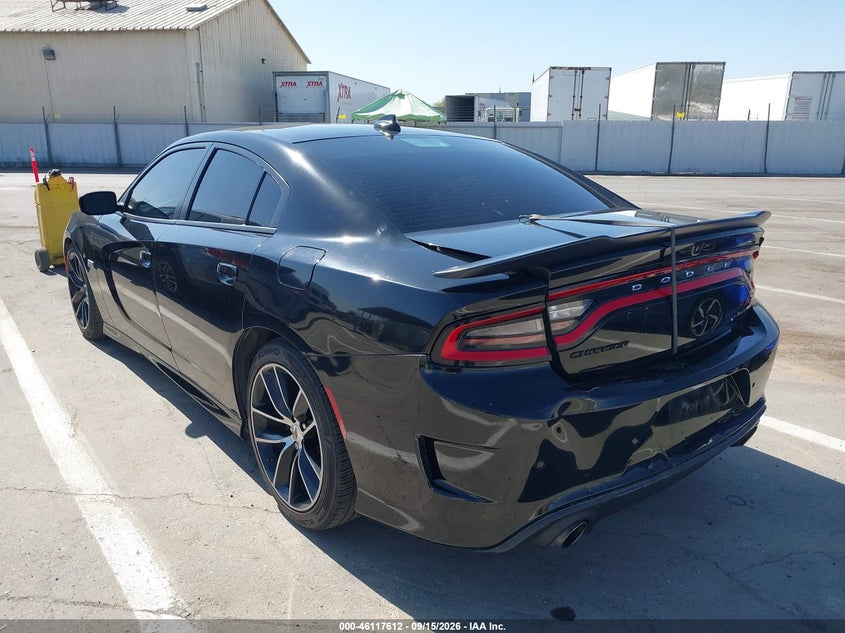 Vin: 2c3cdxgj4jh113184, lot: 46617332, dodge charger r/t scat pack rwd 20183