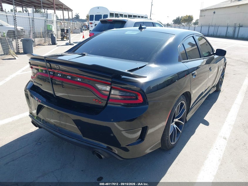 Vin: 2c3cdxgj4jh113184, lot: 46617332, dodge charger r/t scat pack rwd 20184