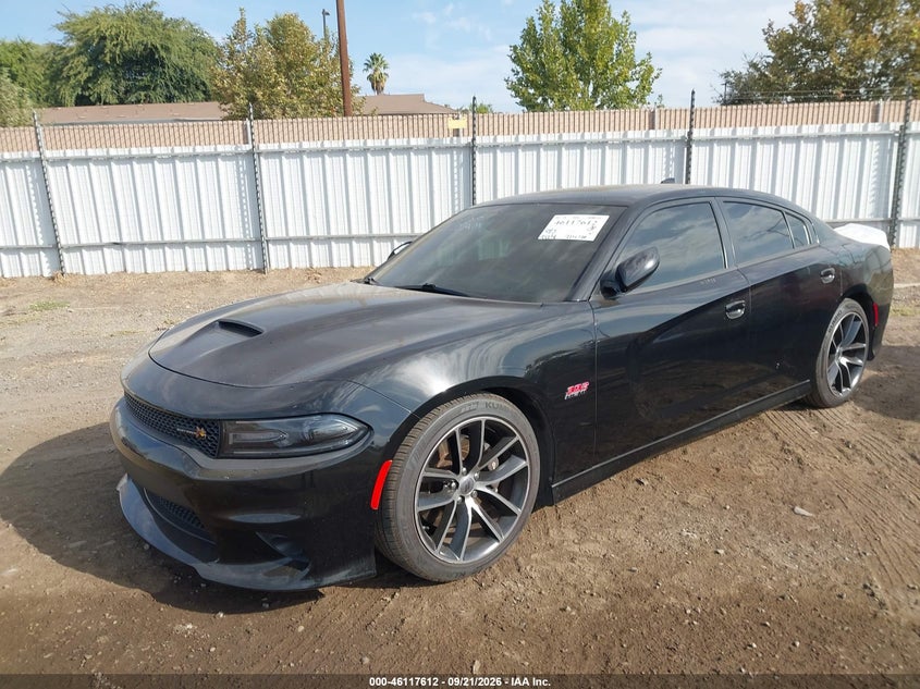 Vin: 2c3cdxgj4jh113184, lot: 46617332, dodge charger r/t scat pack rwd 20182