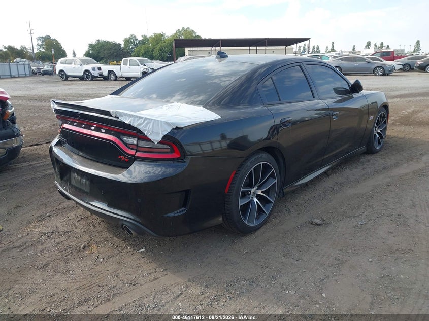 Vin: 2c3cdxgj4jh113184, lot: 46617332, dodge charger r/t scat pack rwd 20184