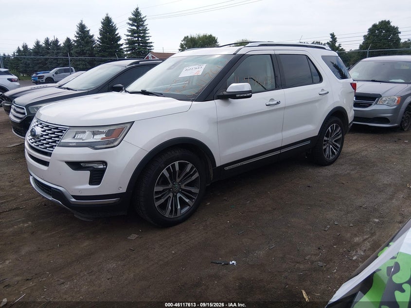 Vin: 1fm5k8ht0jgb98919, lot: 46617333, ford explorer platinum 20182