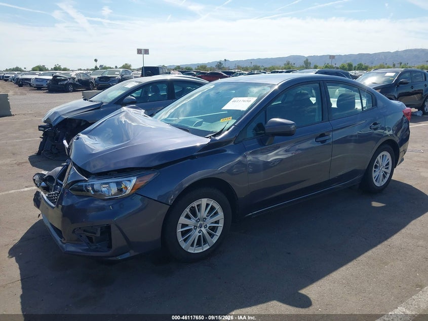 Vin: 4s3gkab68h3619780, lot: 46617370, subaru impreza 2.0i premium 20172