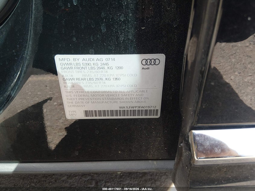 2015 AUDI Q5 2.0T PREMIUM · Фото 9
