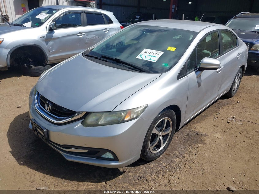 Vin: 19xfb4f28ee000864, lot: 46617399, honda civic hybrid 20142