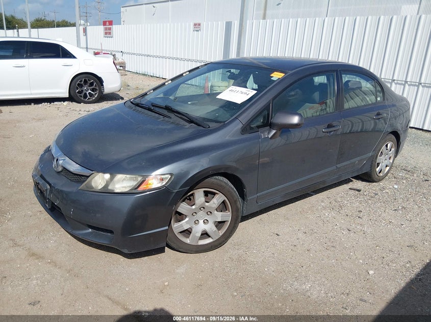 Vin: 2hgfa1f50ah582521, lot: 46617414, honda civic lx 20102
