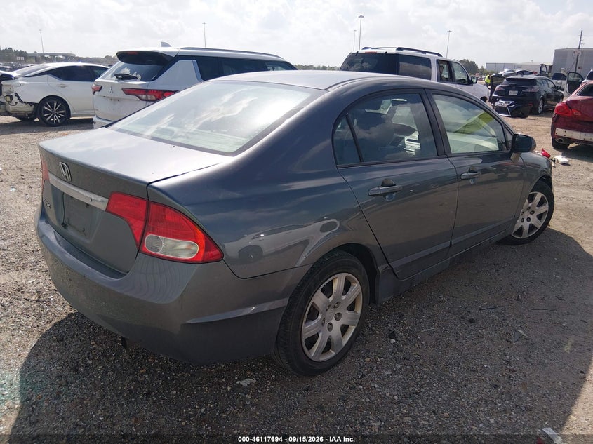 Vin: 2hgfa1f50ah582521, lot: 46617414, honda civic lx 20104