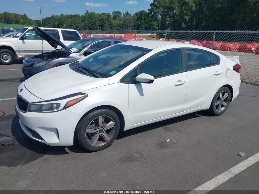 Vin: 3kpfl4a78je274060, lot: 46617421, kia forte lx 20182