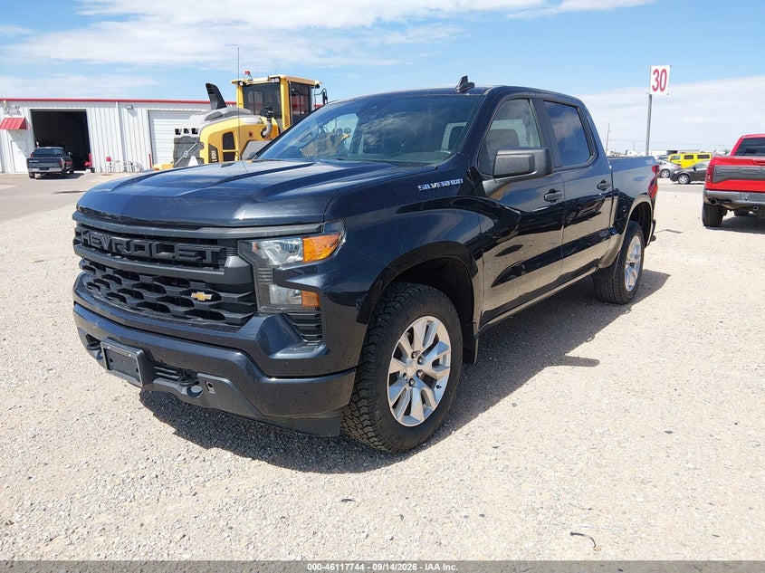 Vin: 1gcpdbek7pz306966, lot: 46617464, chevrolet silverado 1500 4wd  short bed custom 20232